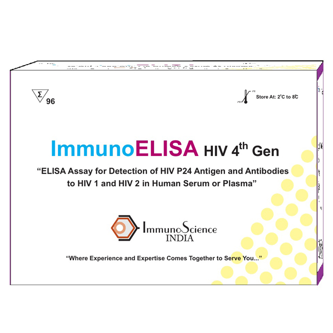ImmunoELISA HIV 4th Gen