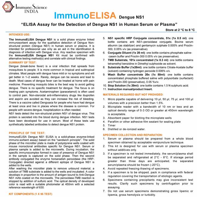 ImmunoELISA NS1