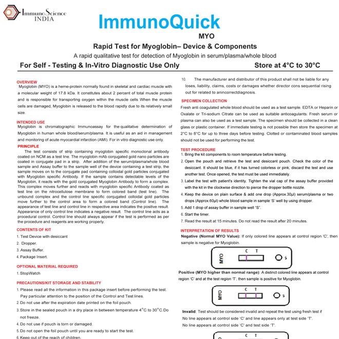 ImmunoQuick Pack Insert MYO