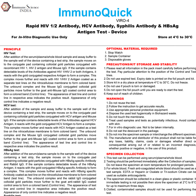 ImmunoQuick VIRO-4