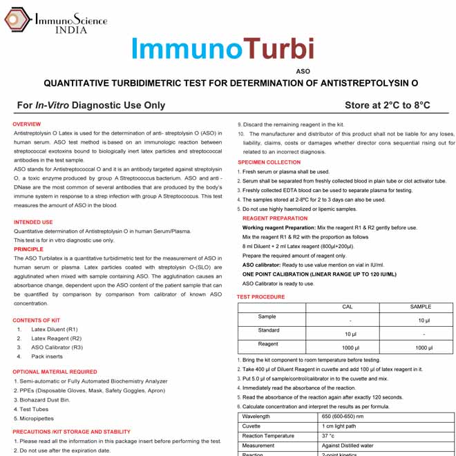 ImmunoTurbi ASO