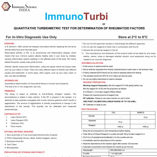ImmunoTurbi RF