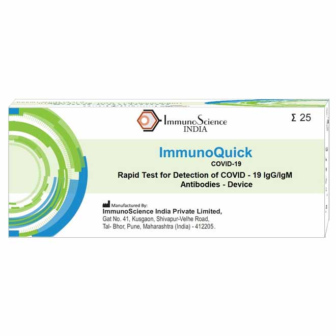 Rapid COVID-19 IgG/IgM Antibodies Test - Device