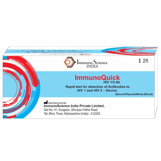 Rapid HIV 1 + HIV 2 Antibodies Test - Device