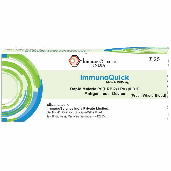 Rapid Malaria Pf(HRP2)/Pv(pLDH) Antigen Test - Device