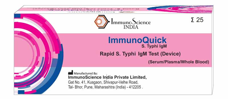 Rapid S. Typhi IgM Test - Device