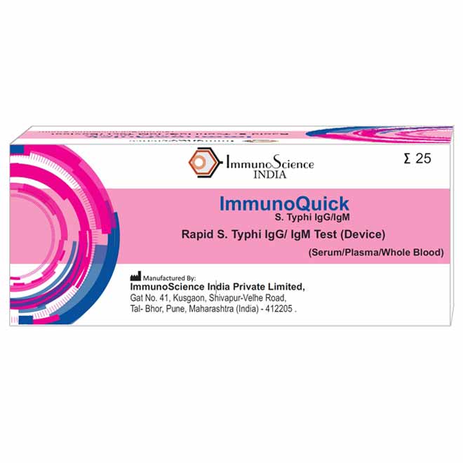 Rapid S. Typhi IgG/IgM Test - Device