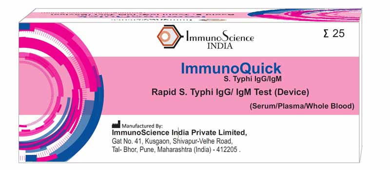 Rapid S. Typhi IgG/IgM Test - Device
